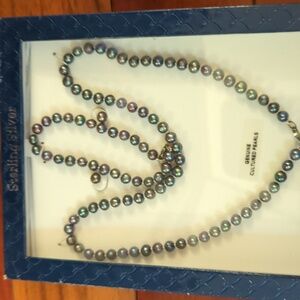 sterling silver cultured pearl trio